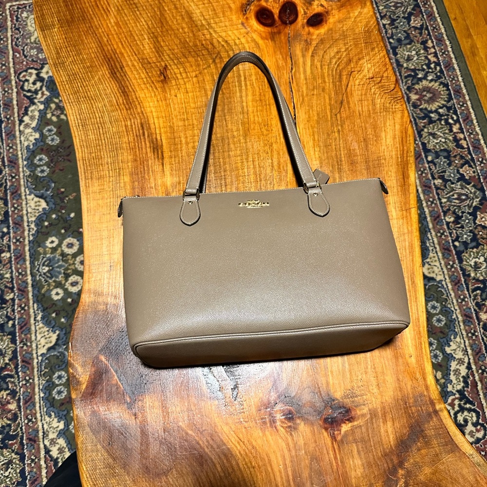 Coach Tan Gallery Leather Tote Bag